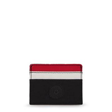 Kipling Cardy Card Holder Çanta Siyah Kırmızı | TR 1163TC